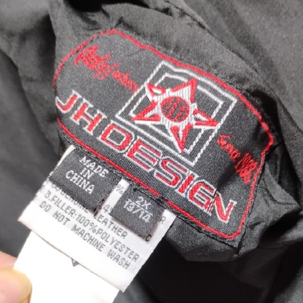 NHL Detroit Red Wings Kids Wool/Leather Reversible Jacket Sz.13/14 (BX10) - Picture 7 of 10